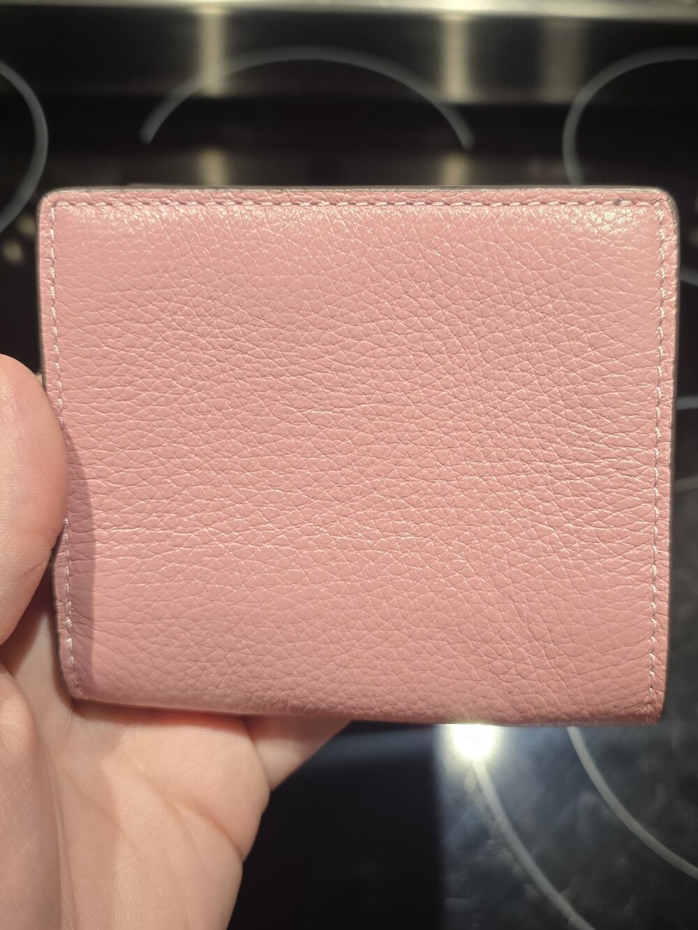 Coach Snap Wallet Leather Gold True Pink - Picture 7 of 7
